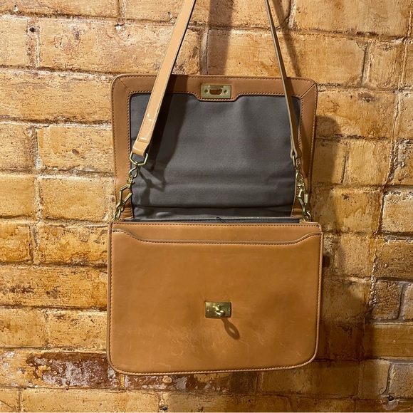 J Crew Leather Handbag - Picture 3 of 7